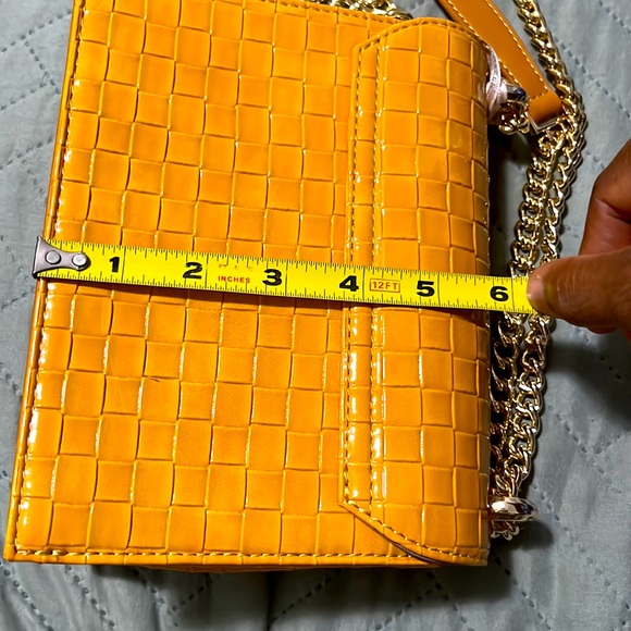 NWT 3 pockets orange  shoulder bag - Picture 6 of 7